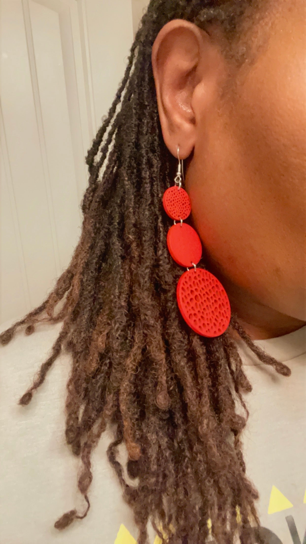 Triple Circle Dangle Earrings