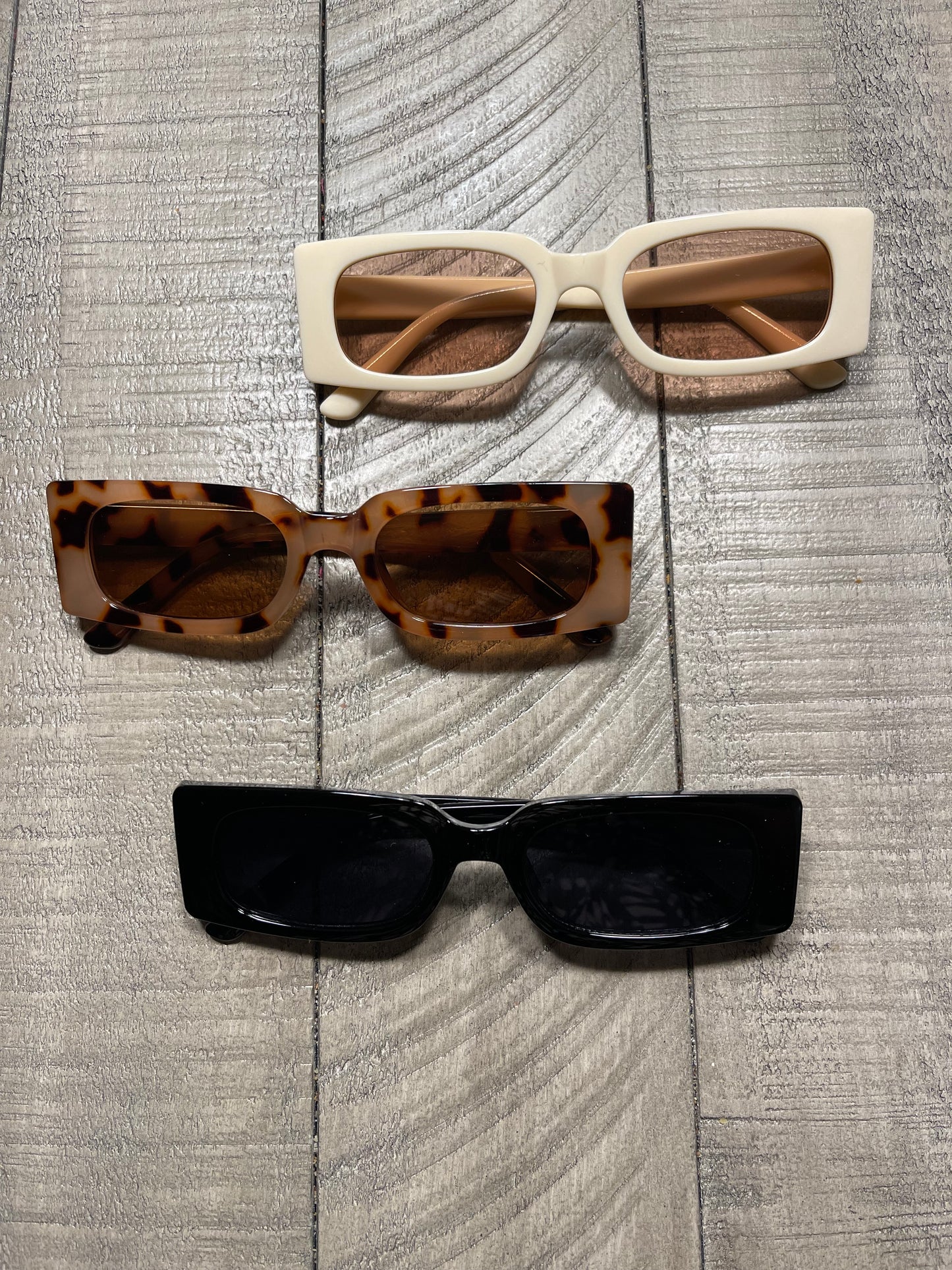 Retro Square Frame Sunglasses