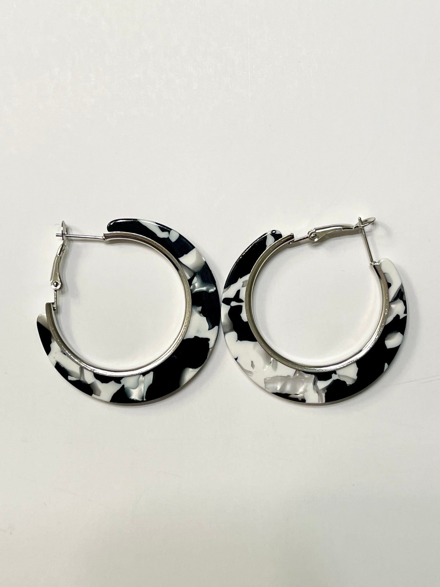 Full Circle Acrylic Hoop Earrings