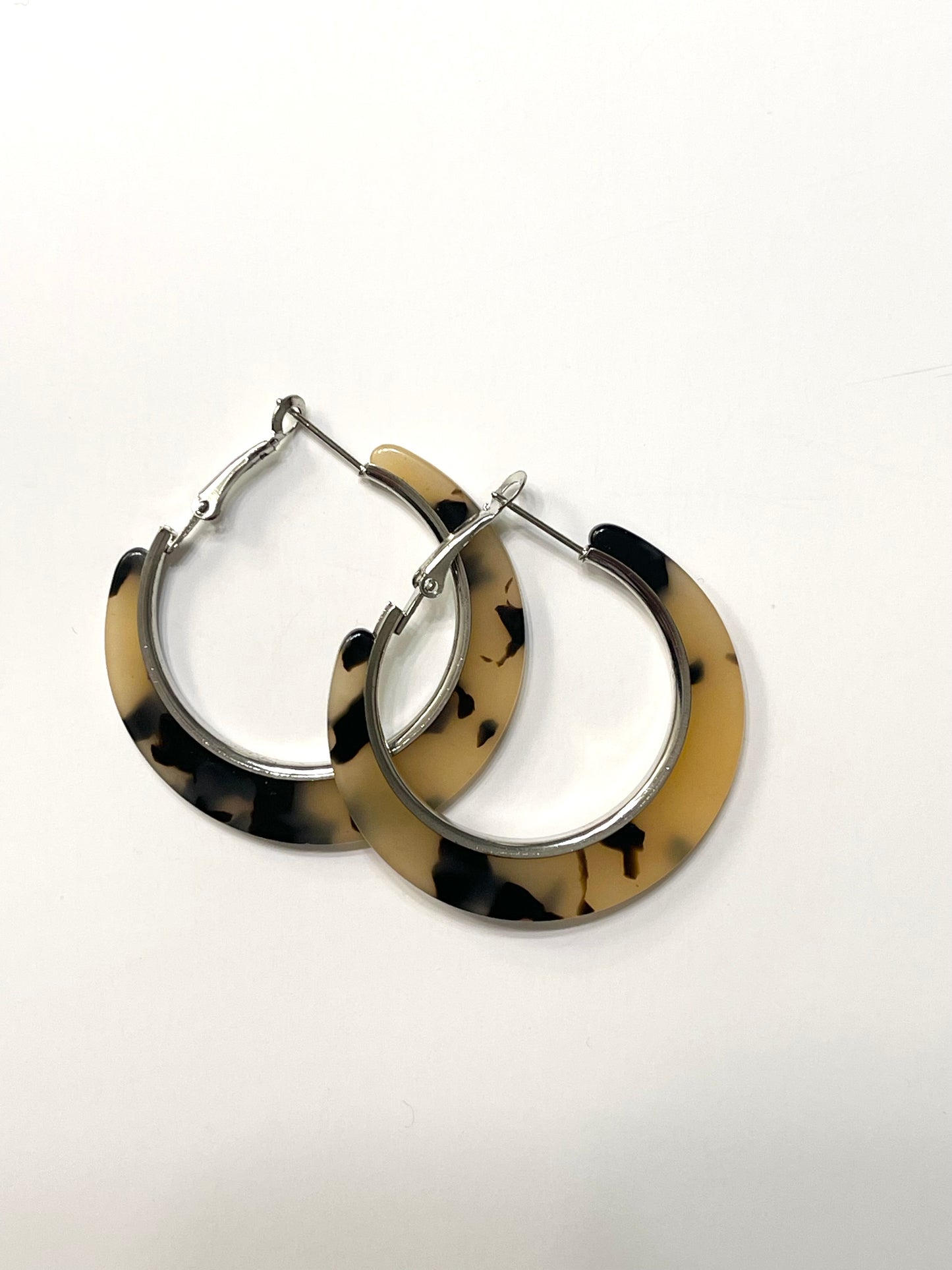 Full Circle Acrylic Hoop Earrings