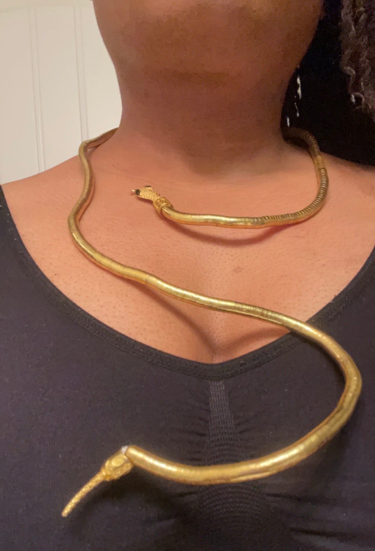 Winding Snake Adjustable Choker Necklace