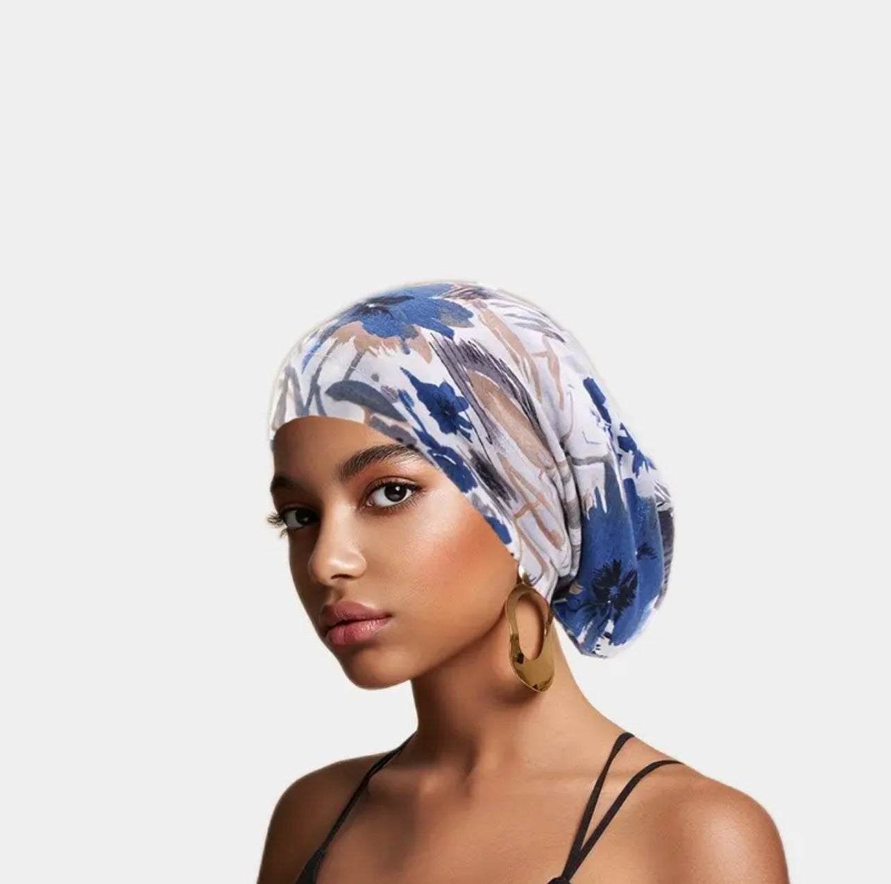 Double Layer Satin Lined Sleep Cap