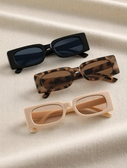 Retro Square Frame Sunglasses