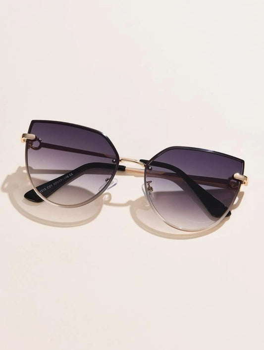 Metal Cat Eye Fashion Sunglasses