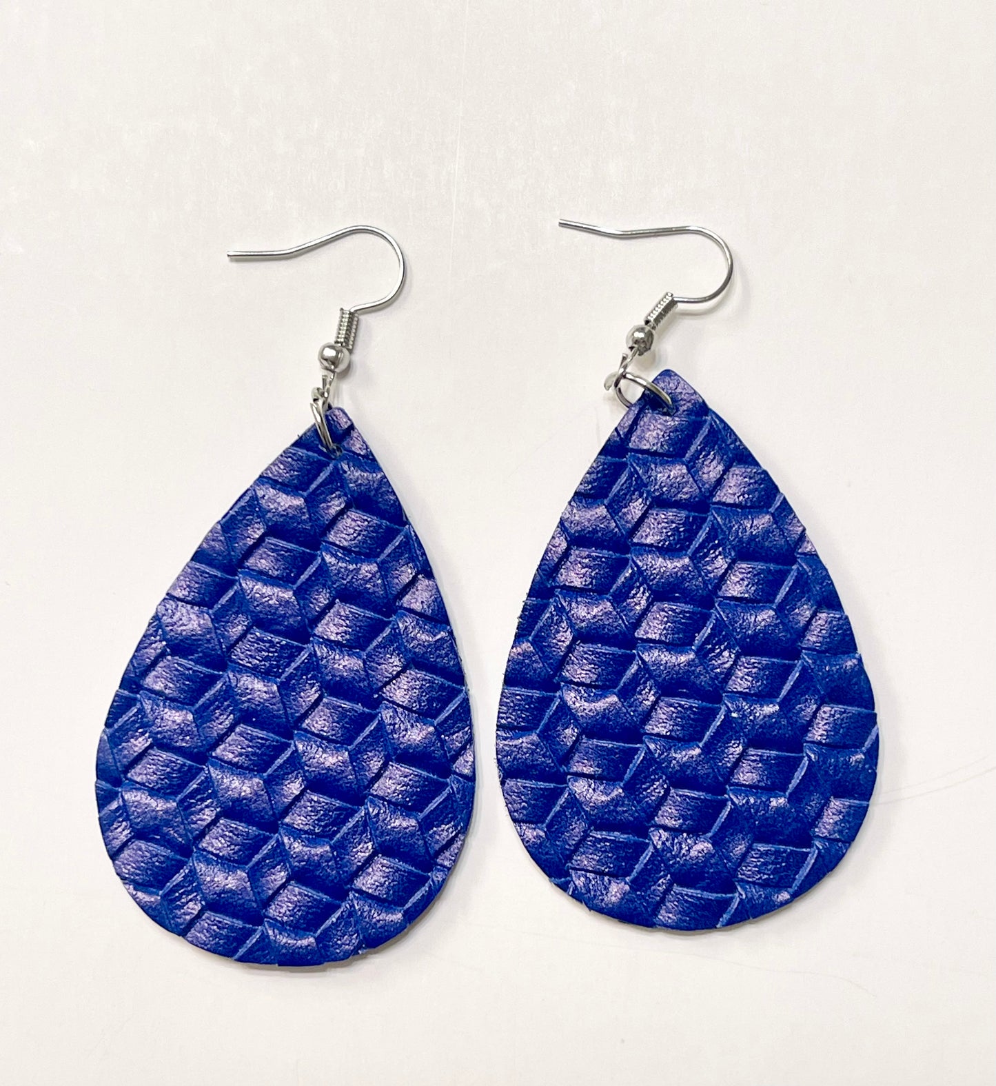 Retro Faux Leather Dangle Earrings