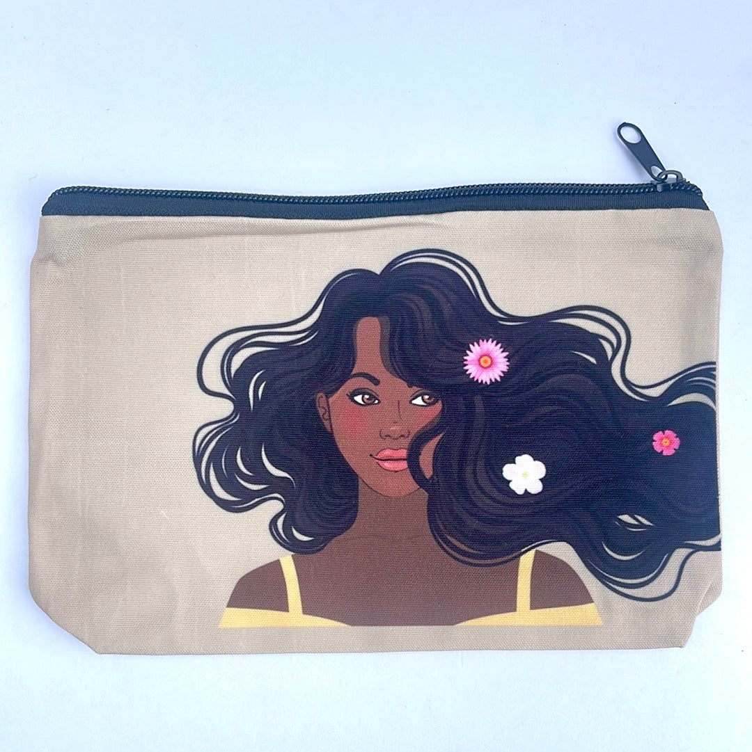 Brown Girl's Cosmetic Case