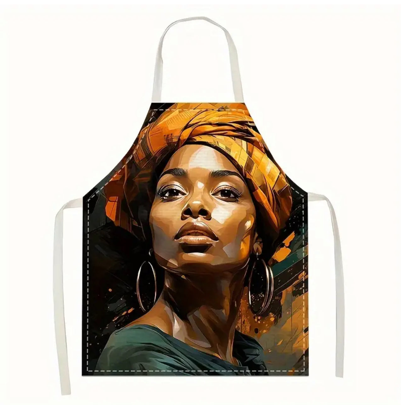 Chic Vibrant Color Linen Apron - Photogenic