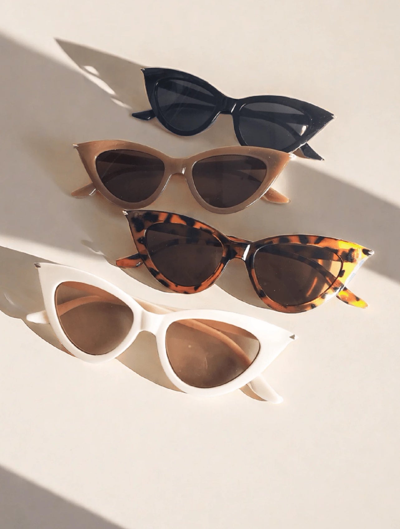 Trendy Spike Triangle Cat Eye Sunglasses