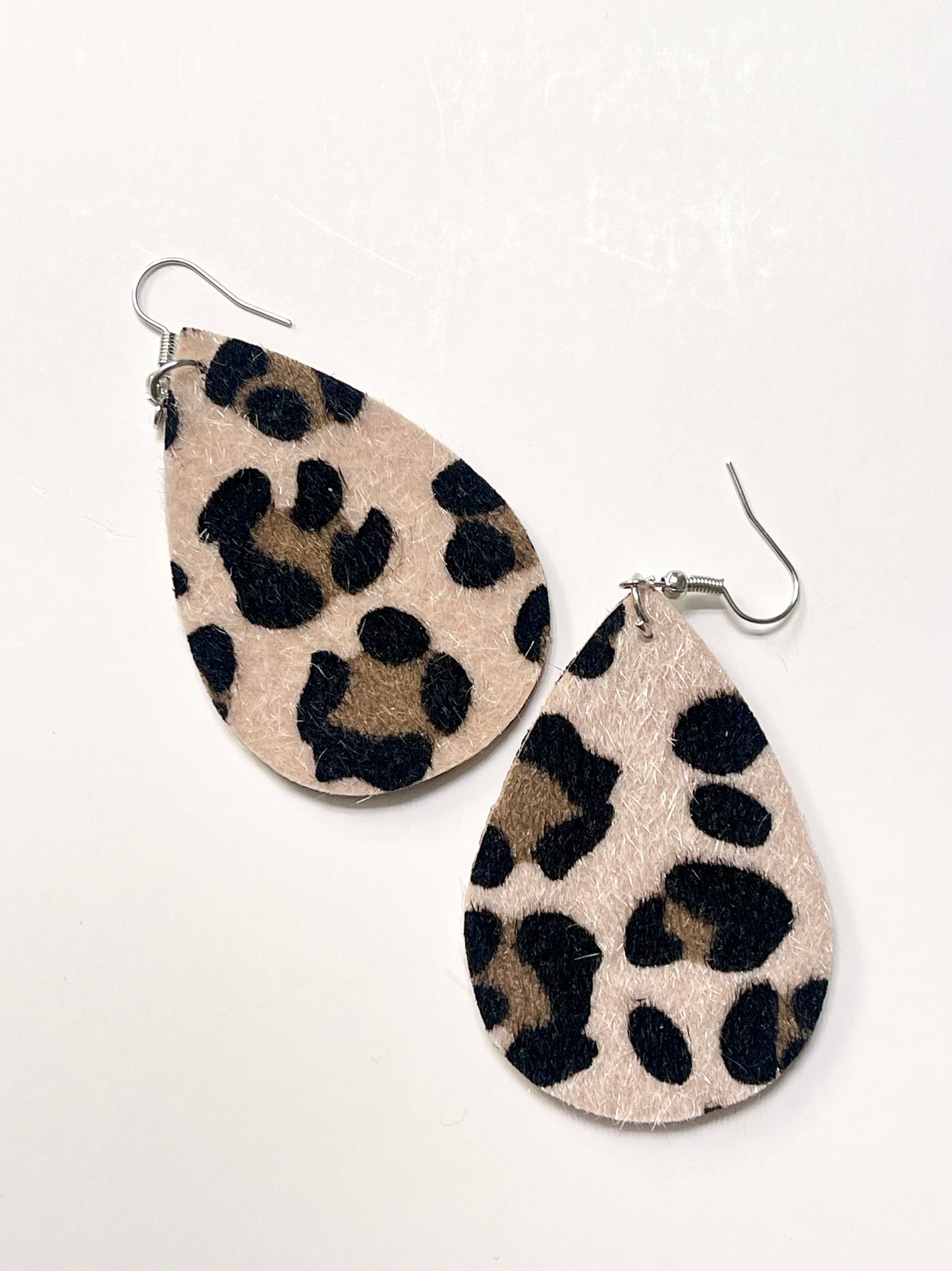 Retro Faux Leather Dangle Earrings