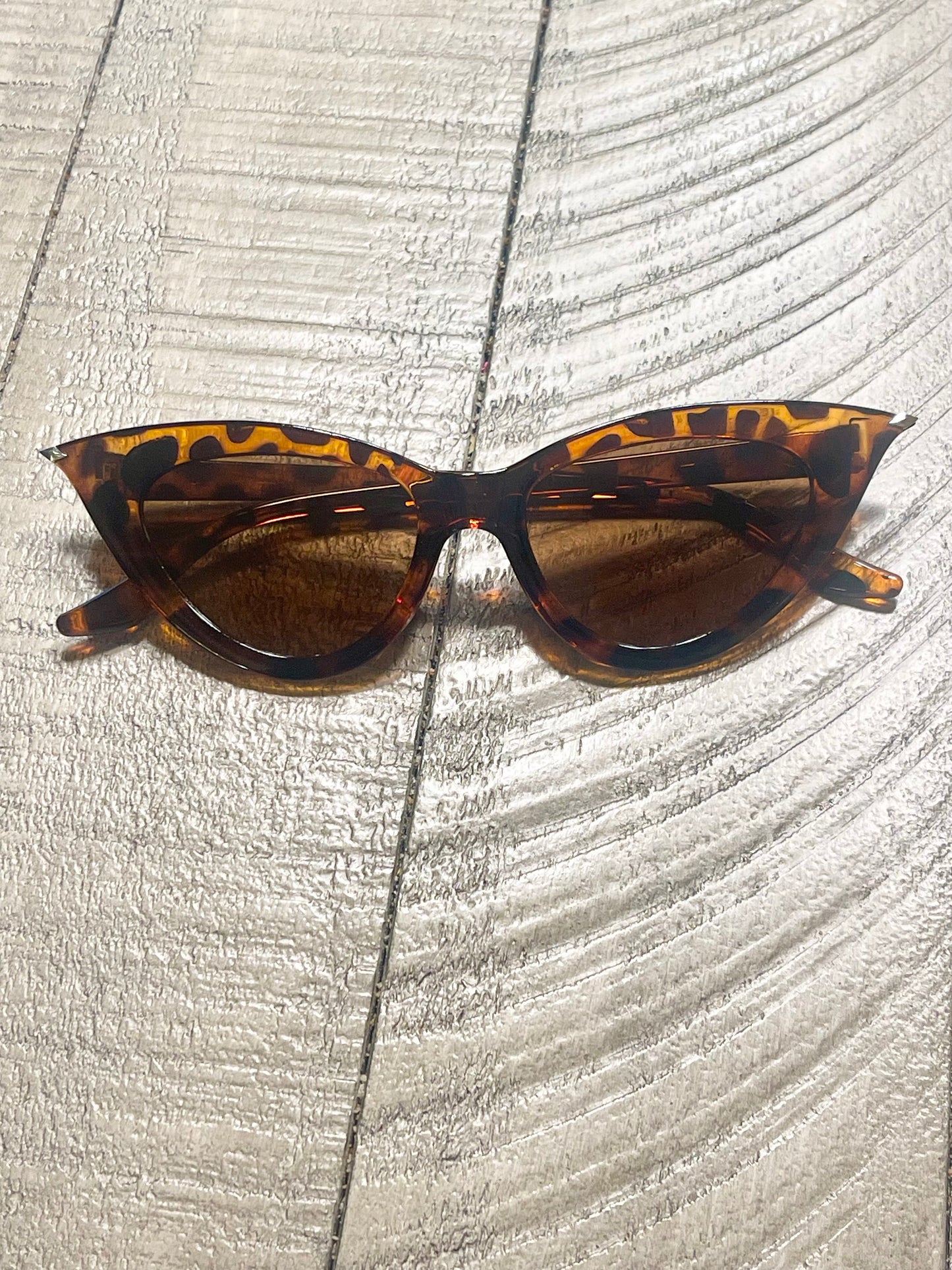 Trendy Spike Triangle Cat Eye Sunglasses