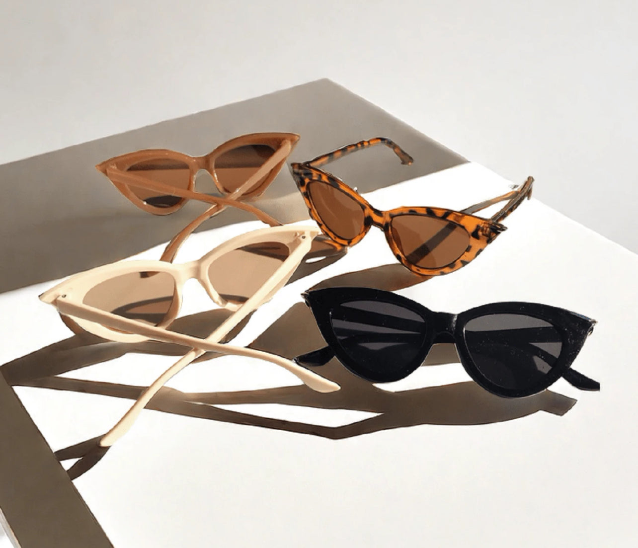 Trendy Spike Triangle Cat Eye Sunglasses