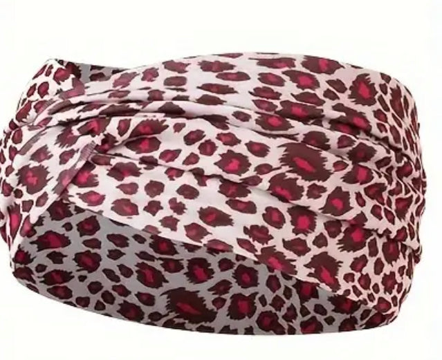 Leopard Bandanna Headband