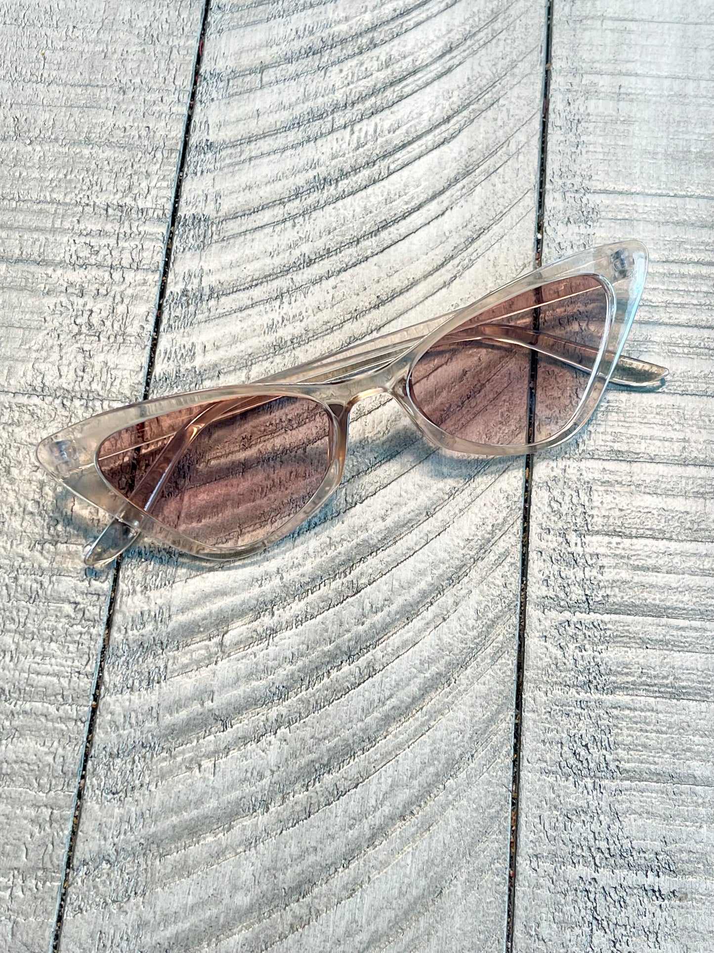 Boho Cat Eye Rounded Edge Sunglasses