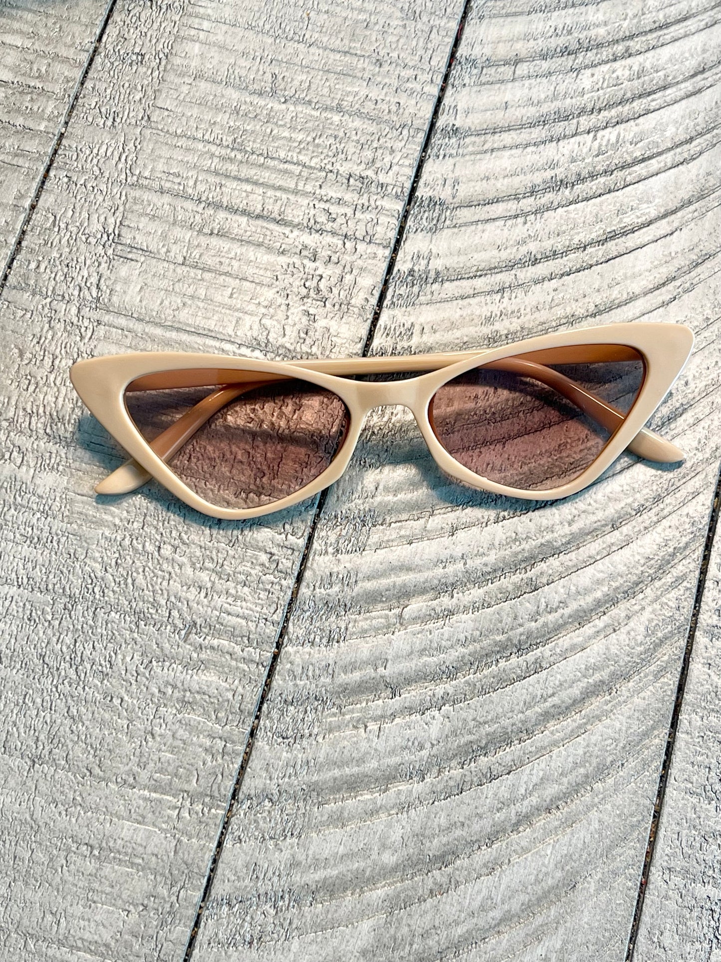 Boho Cat Eye Rounded Edge Sunglasses