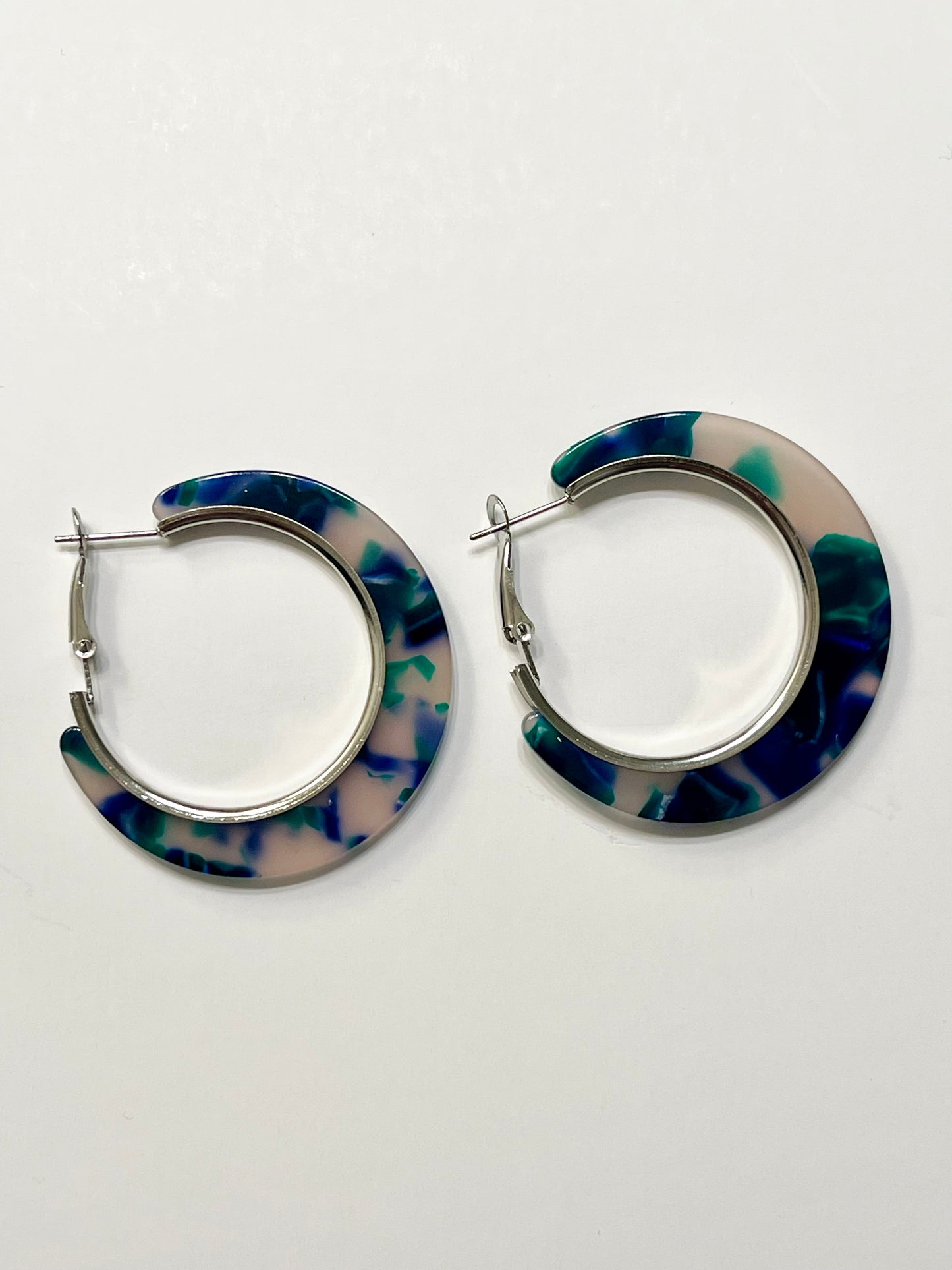 Full Circle Acrylic Hoop Earrings