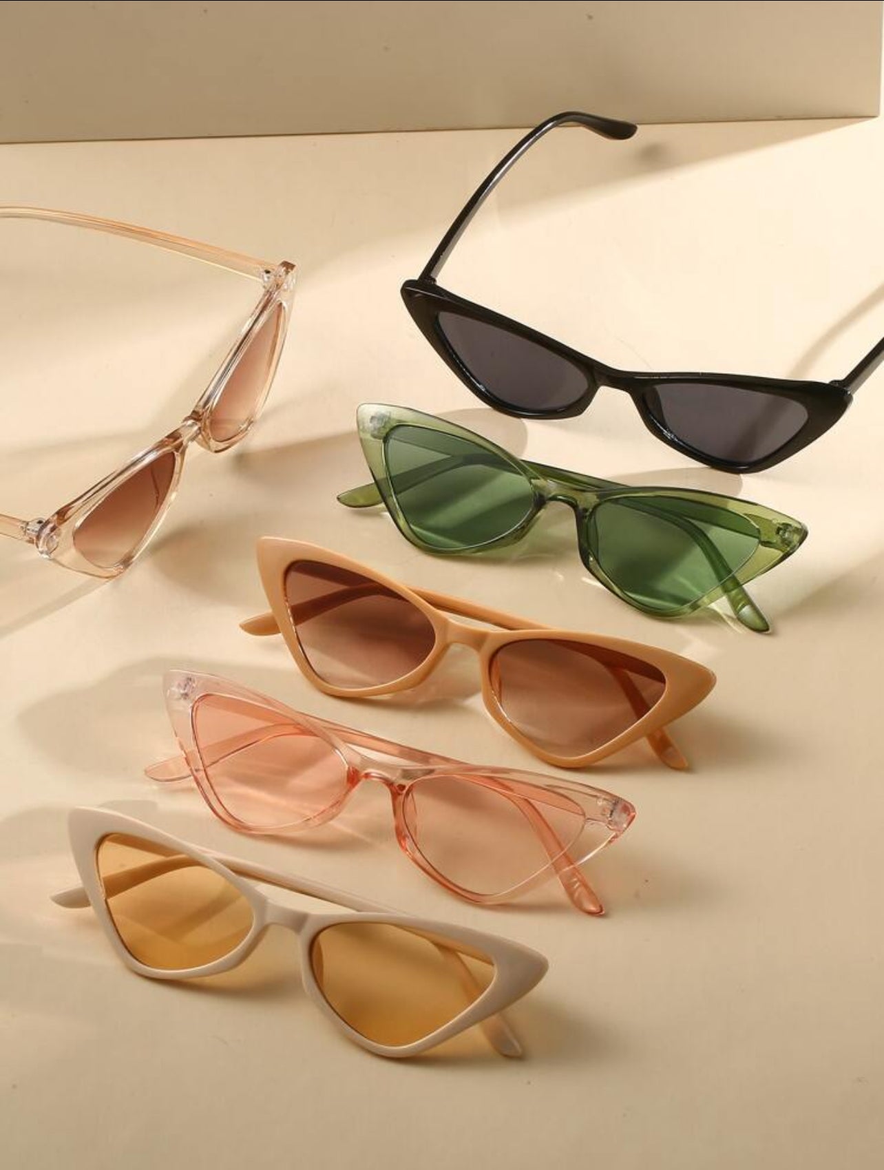 Boho Cat Eye Rounded Edge Sunglasses