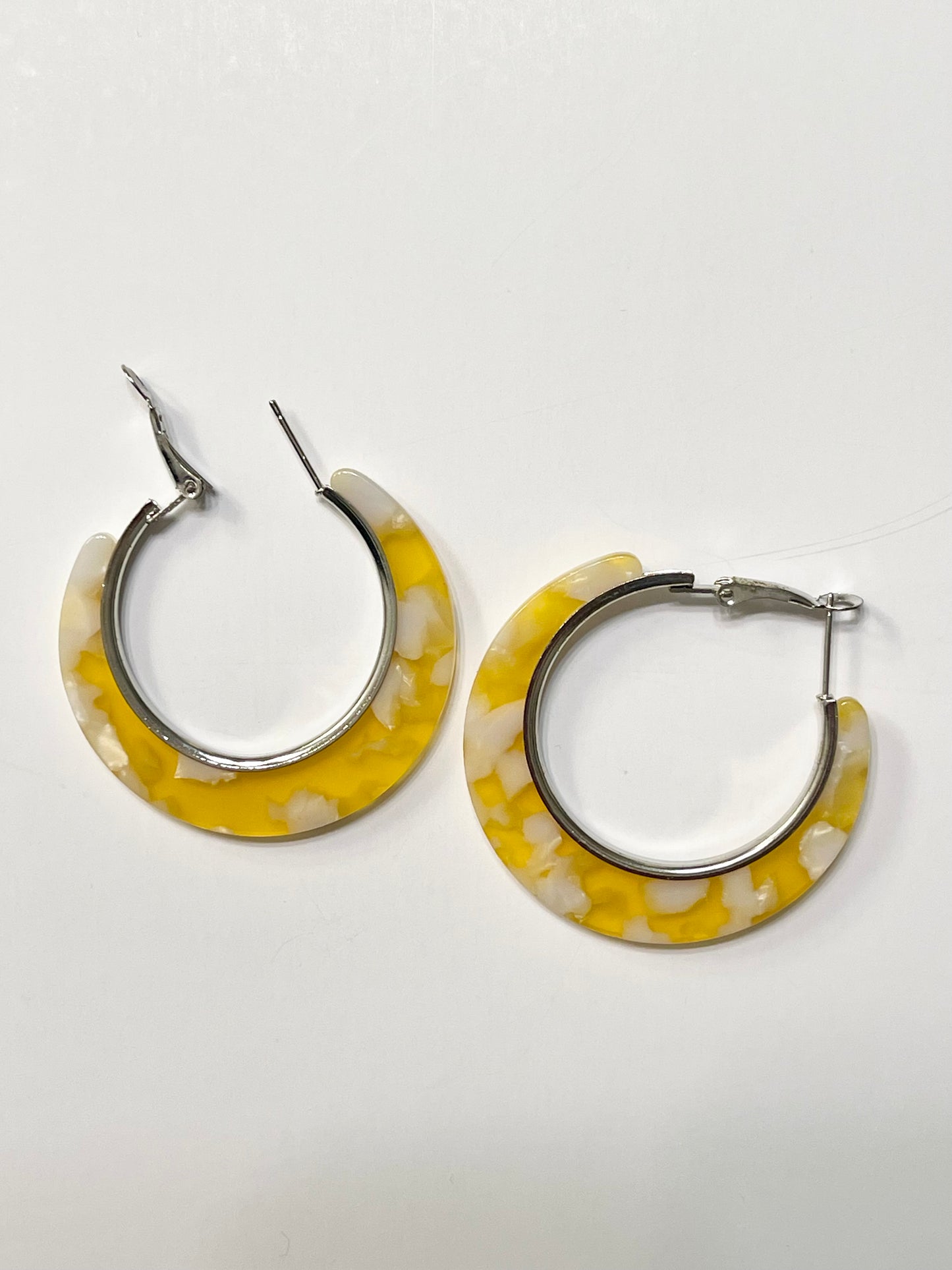 Full Circle Acrylic Hoop Earrings